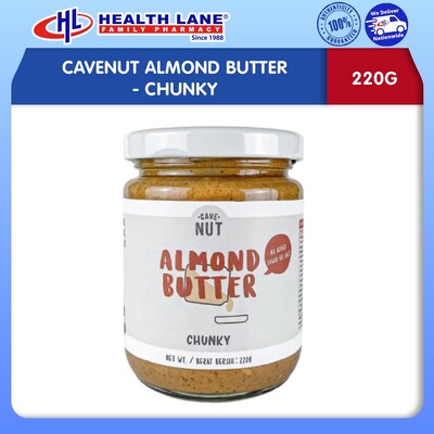 CAVENUT ALMOND BUTTER (220G) - CHUNKY